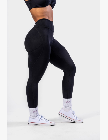 NEBBIA • NEBBIA Shaping leggings with lacing STRONG BEAUTY black • Nebshop.cz