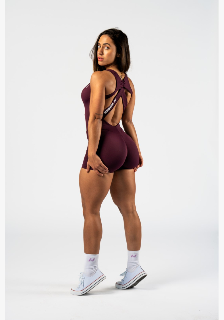 NEBBIA • NEBBIA Shaping fitness overall STRONG BEAUTY burgundy • Nebshop.cz NEBBIA • NEBBIA Shaping fitness overall STRONG BEAUTY burgundy • Nebshop.cz