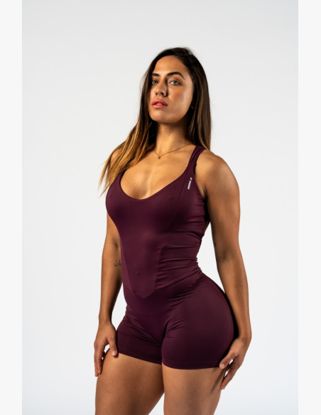 NEBBIA • NEBBIA Tvarujúci fitness overal STRONG BEAUTY bordový • Nebshop.sk