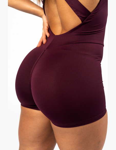 NEBBIA • NEBBIA Tvarujúci fitness overal STRONG BEAUTY bordový • Nebshop.sk