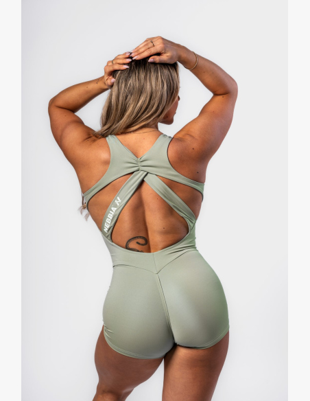 NEBBIA • NEBBIA Shaping fitness overall STRONG BEAUTY light green • Nebshop.com