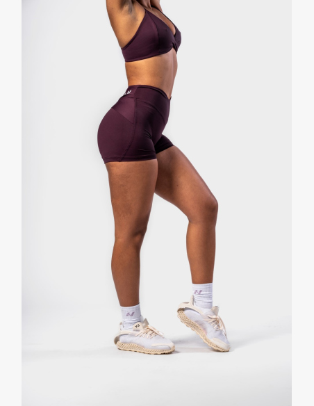 NEBBIA • NEBBIA Shaping shorts with V-shaped waist STRONG BEAUTY burgundy • Nebshop.cz