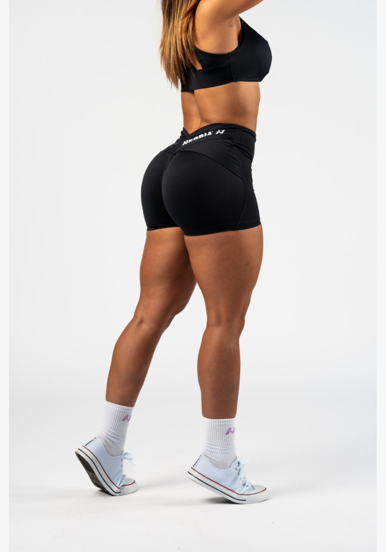 NEBBIA • NEBBIA Shaping shorts with V-shaped waist STRONG BEAUTY black • Nebshop.cz NEBBIA • NEBBIA Shaping shorts with V-shaped waist STRONG BEAUTY black • Nebshop.cz