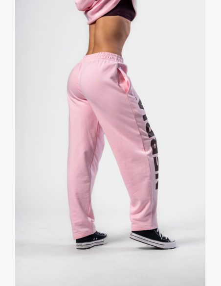 NEBBIA • NEBBIA Voľné baggy tepláky BOYFRIEND STYLE ružové • Nebshop.sk
