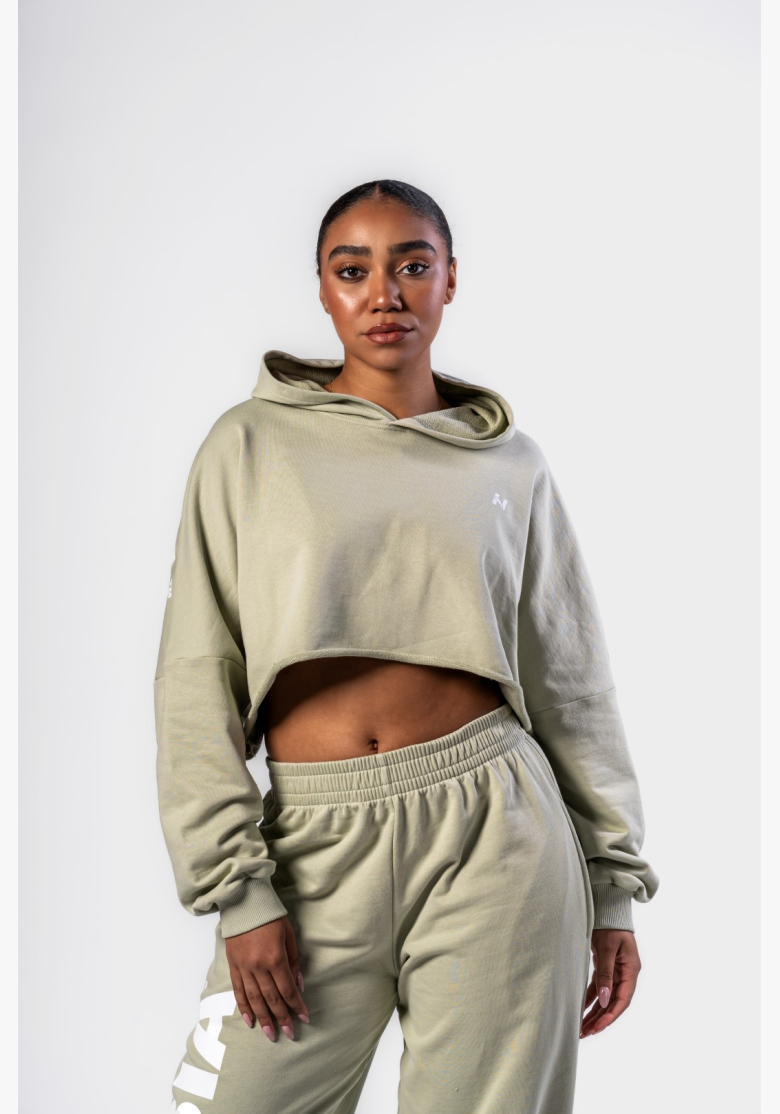 NEBBIA • NEBBIA Oversized hoodie with hood OWN YOUR POWER light green • Nebshop.com NEBBIA • NEBBIA Oversized hoodie with hood OWN YOUR POWER light green • Nebshop.com