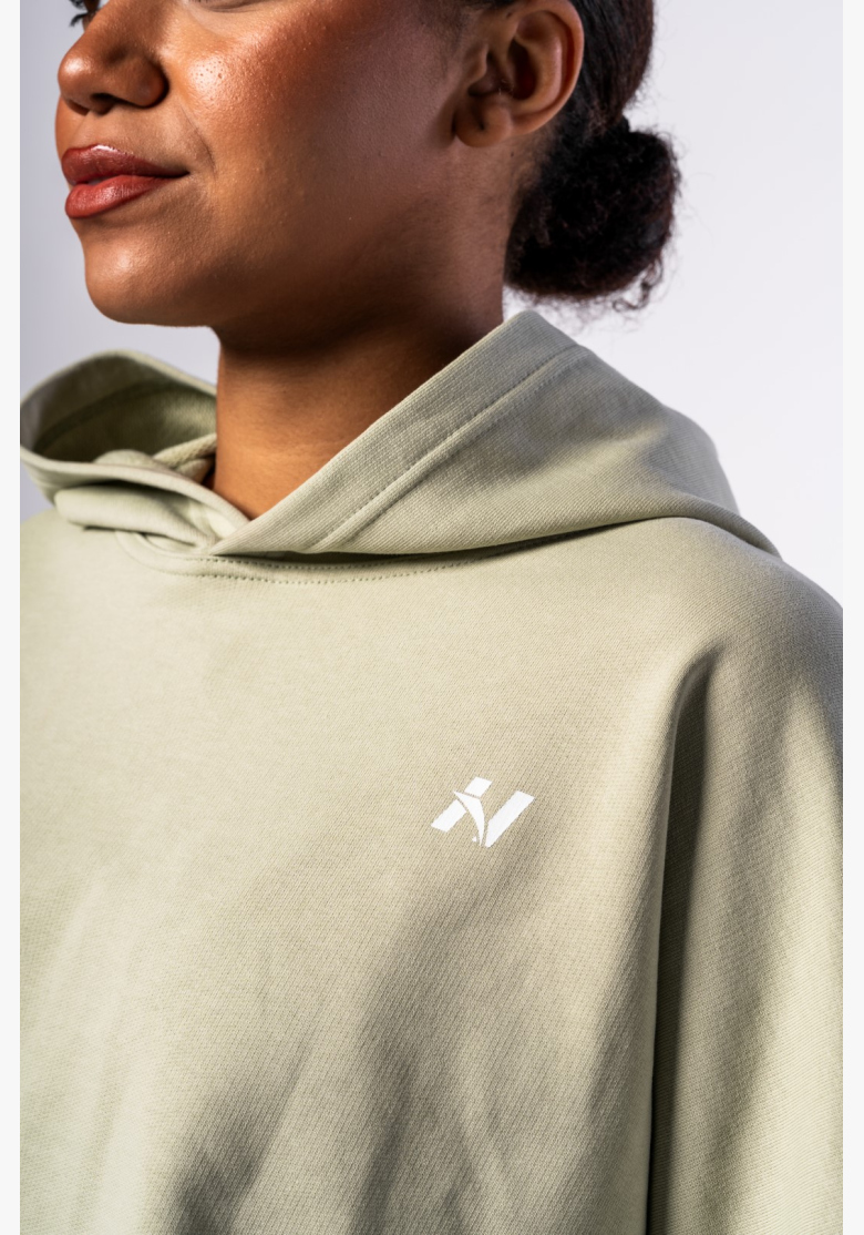 NEBBIA • NEBBIA Oversized hoodie with hood OWN YOUR POWER light green • Nebshop.com NEBBIA • NEBBIA Oversized hoodie with hood OWN YOUR POWER light green • Nebshop.com