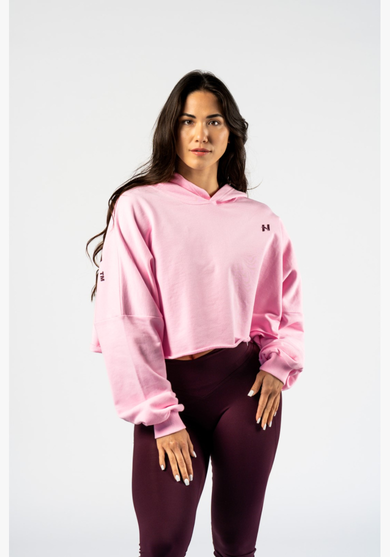NEBBIA • NEBBIA Oversized hoodie with hood OWN YOUR POWER pink • Nebshop.com NEBBIA • NEBBIA Oversized hoodie with hood OWN YOUR POWER pink • Nebshop.com
