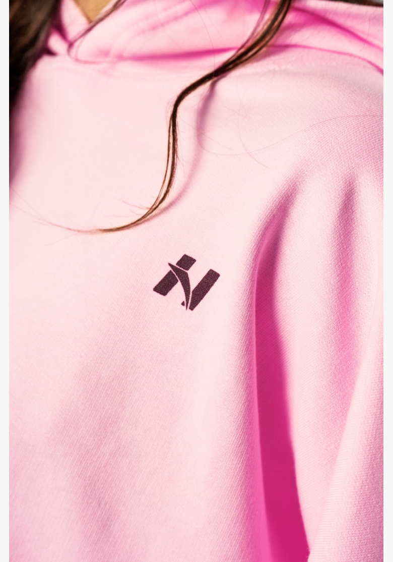 NEBBIA • NEBBIA Oversized hoodie with hood OWN YOUR POWER pink • Nebshop.com NEBBIA • NEBBIA Oversized hoodie with hood OWN YOUR POWER pink • Nebshop.com