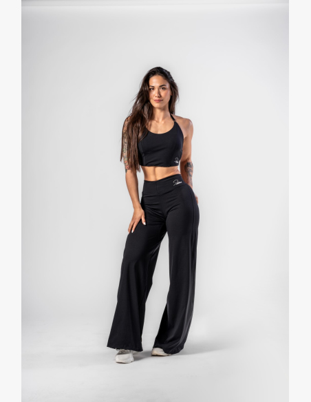 NEBBIA • NEBBIA Deni x NEBBIA Flared kalhoty s vysokým pasem • Nebshop.cz