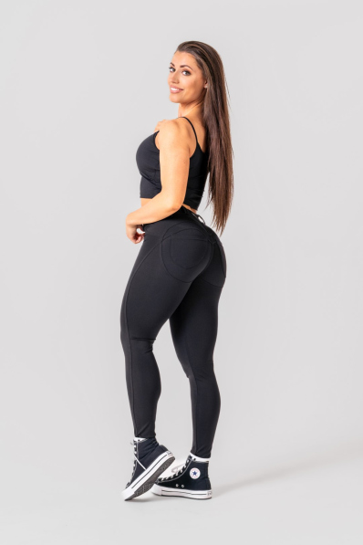 NEBBIA • NEBBIA Bubble Butt legíny 2.0 MAXIMUM PUSH-UP černé • Nebshop.cz