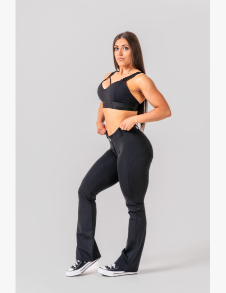 NEBBIA • NEBBIA Rozšírené Bubble Butt legíny 2.0 POWER LIFT čierne • NebShop