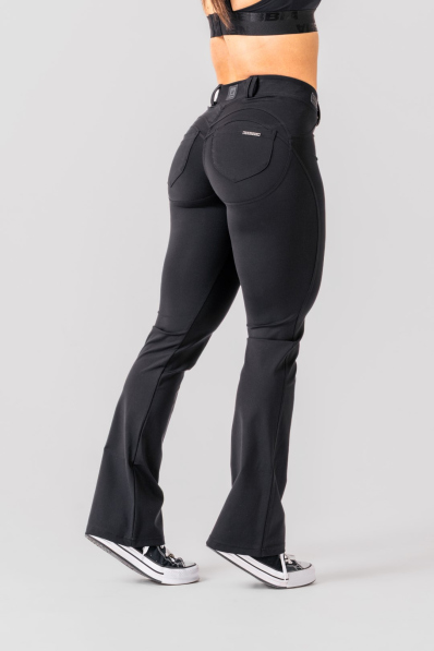 NEBBIA • NEBBIA Rozšírené Bubble Butt legíny 2.0 POWER LIFT čierne • NebShop 2