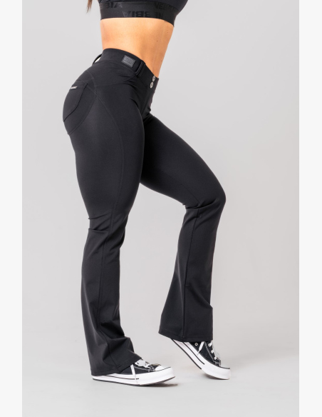 NEBBIA • NEBBIA Rozšírené Bubble Butt legíny 2.0 POWER LIFT čierne • NebShop
