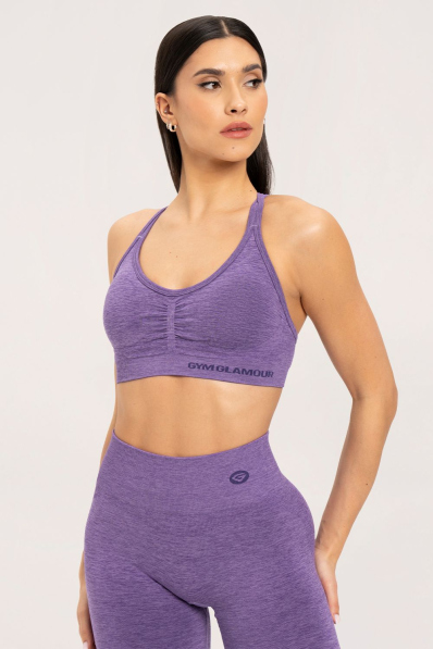 Gym Glamour Podprsenka seamless Violet • NebShop