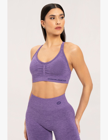 Gym Glamour Seamless Bra Violet • NebShop