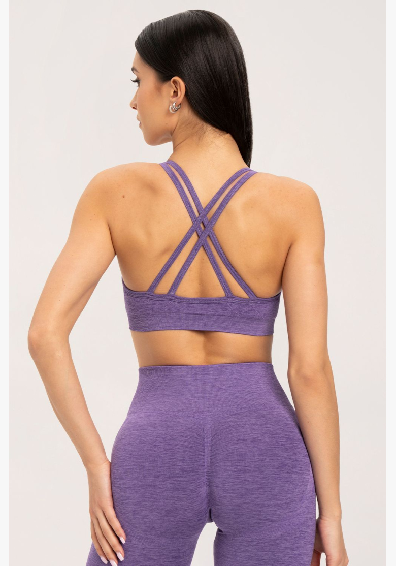 Gym Glamour Podprsenka seamless Violet • NebShop Gym Glamour Podprsenka seamless Violet • NebShop