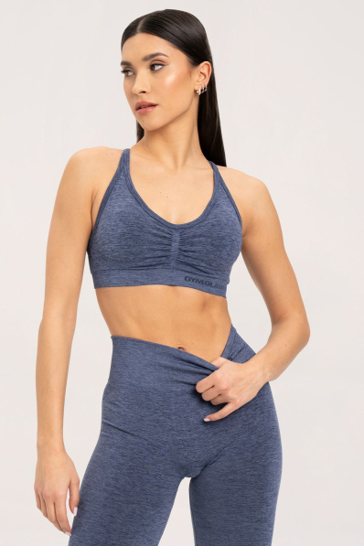 Gym Glamour Podprsenka seamless Dark Blue • NebShop