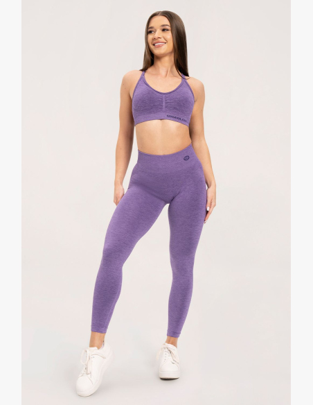 Gym Glamour Legíny seamless deep push up Violet • NebShop