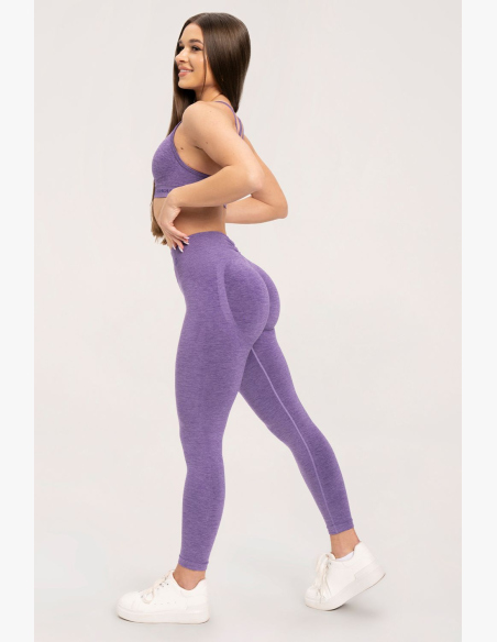 Gym Glamour Legíny seamless deep push up Violet • NebShop