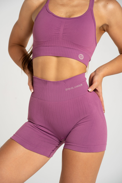 Gym Glamour Šortky push up 2.0 Merry Berry • NebShop