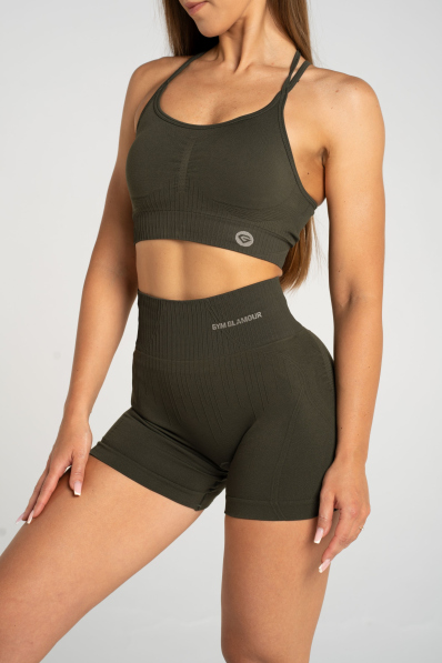 Gym Glamour Šortky push up 2.0 Soldier • NebShop