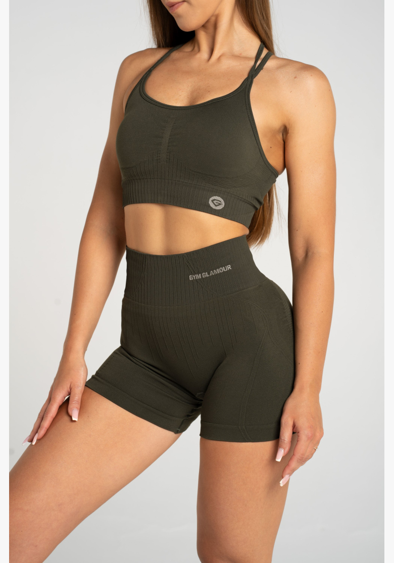 Gym Glamour Šortky push up 2.0 Soldier • NebShop Gym Glamour Šortky push up 2.0 Soldier • NebShop