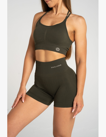 Gym Glamour Šortky push up 2.0 Soldier • NebShop