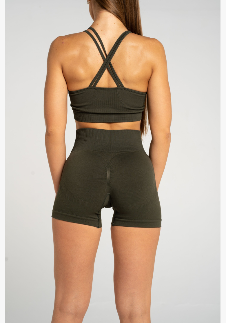 Gym Glamour Šortky push up 2.0 Soldier • NebShop Gym Glamour Šortky push up 2.0 Soldier • NebShop