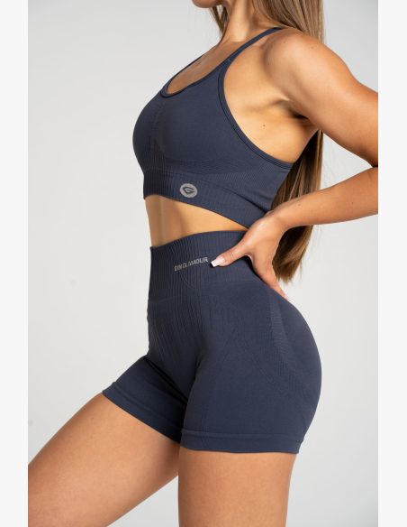 Gym Glamour Šortky push up 2.0 Denim • NebShop