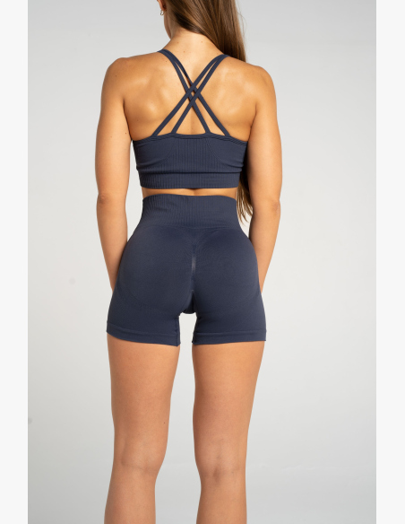 Gym Glamour Šortky push up 2.0 Denim • NebShop