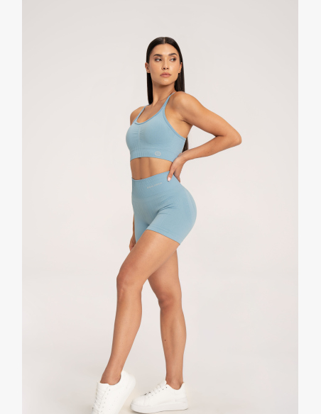 Gym Glamour Push Up Shorts 2.0 Blue Lagoon • NebShop