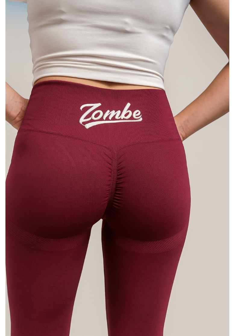 ZOMBE • ZOMBE Push Up Legíny bordové • NebShop ZOMBE • ZOMBE Push Up Legíny bordové • NebShop
