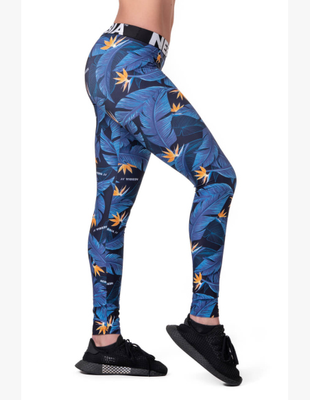NEBBIA • Mid-waist Ocean Power leggings • NEBBIAshop.cz
