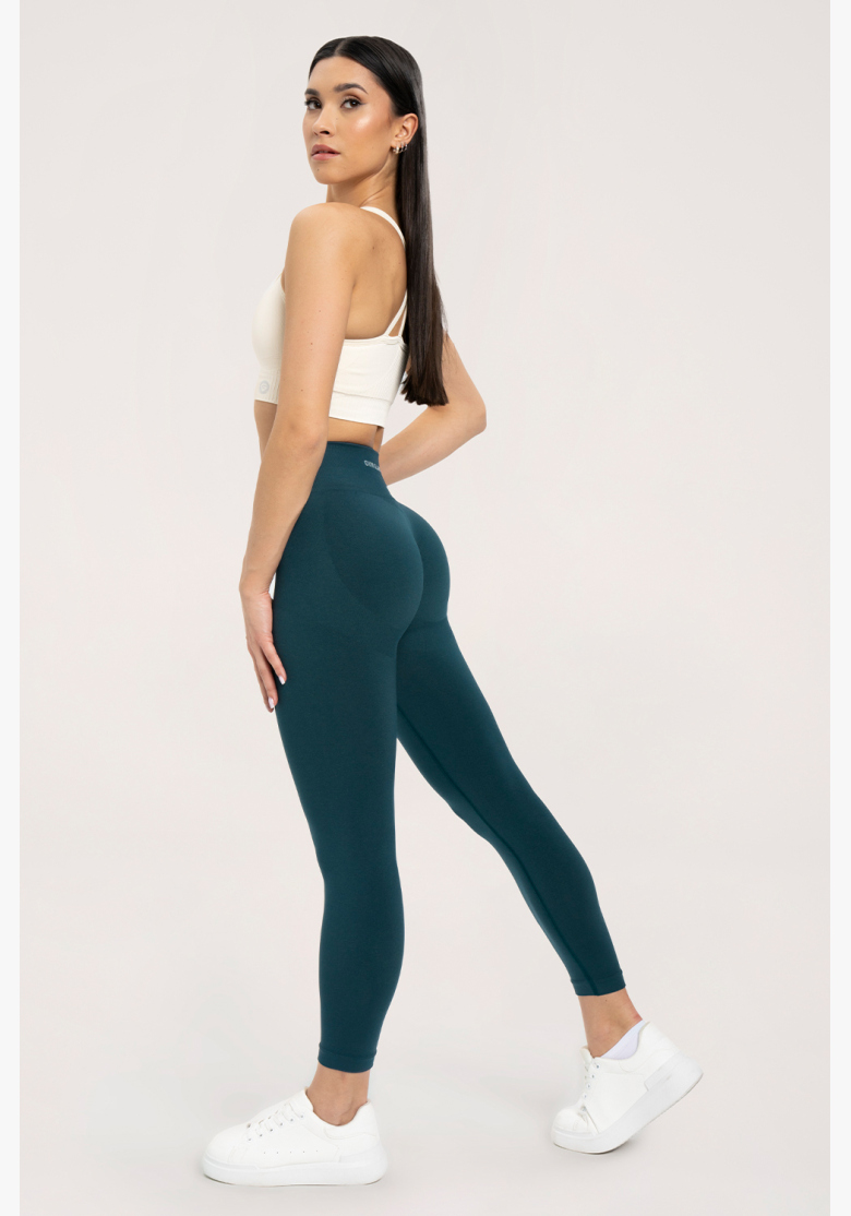 Gym Glamour Leggings flexible 2.0 Bottle Green • NebShop Gym Glamour Leggings flexible 2.0 Bottle Green • NebShop