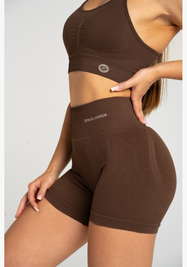 Gym Glamour Šortky push up 2.0 Dark Chocolate • NebShop Gym Glamour Šortky push up 2.0 Dark Chocolate • NebShop