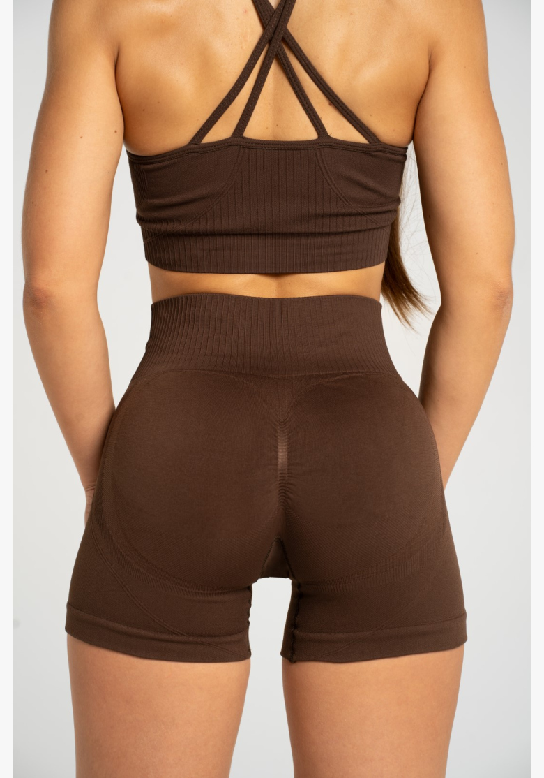 Gym Glamour Šortky push up 2.0 Dark Chocolate • NebShop Gym Glamour Šortky push up 2.0 Dark Chocolate • NebShop