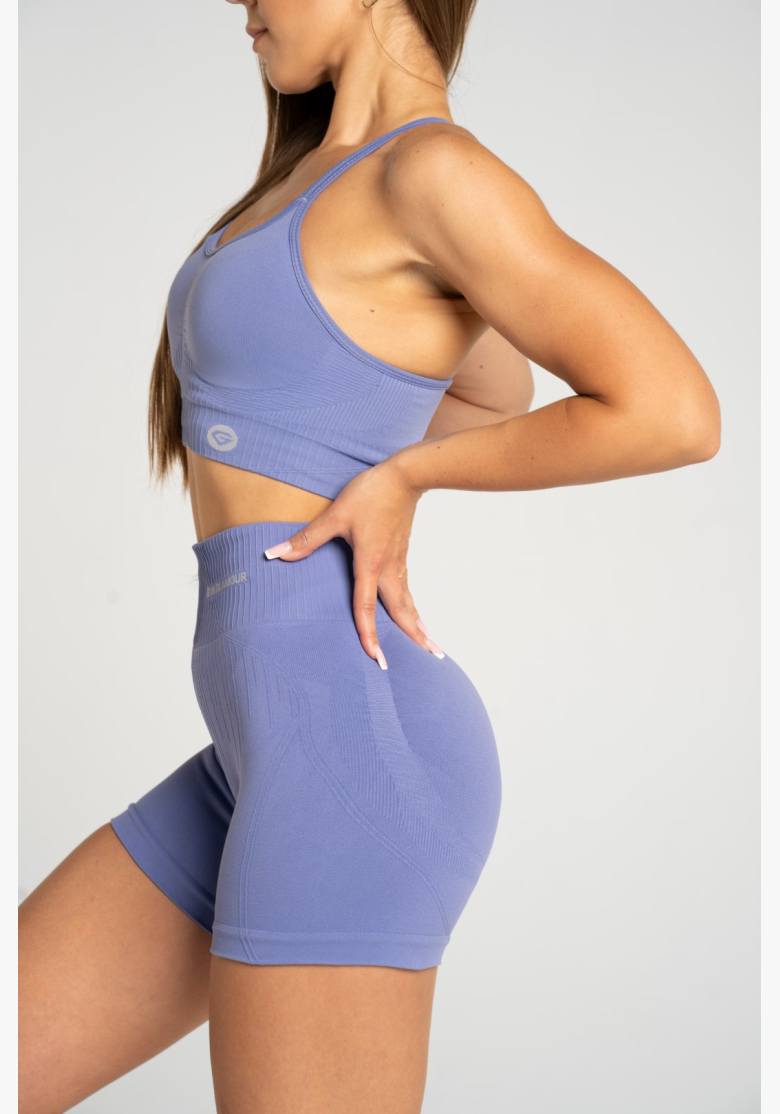 Gym Glamour Šortky push up 2.0 Levanduľa • NebShop Gym Glamour Šortky push up 2.0 Levanduľa • NebShop