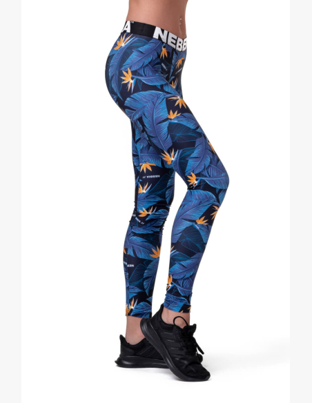 NEBBIA • Mid-waist Ocean Power leggings • NEBBIAshop.cz