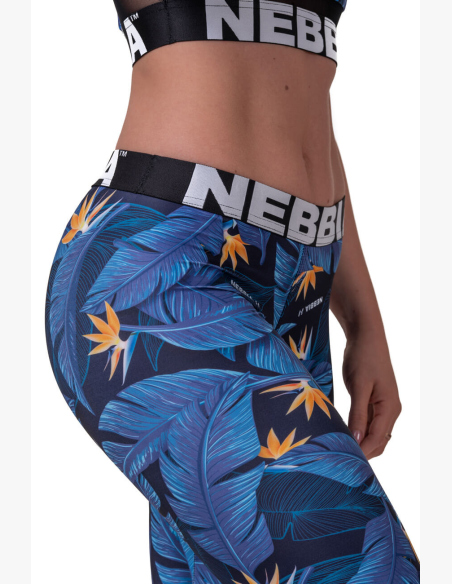 NEBBIA • Mid-waist Ocean Power leggings • NEBBIAshop.cz