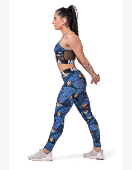 NEBBIA • Mid-waist Ocean Power leggings • NEBBIAshop.cz