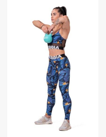 NEBBIA • Mid-waist Ocean Power leggings • NEBBIAshop.cz