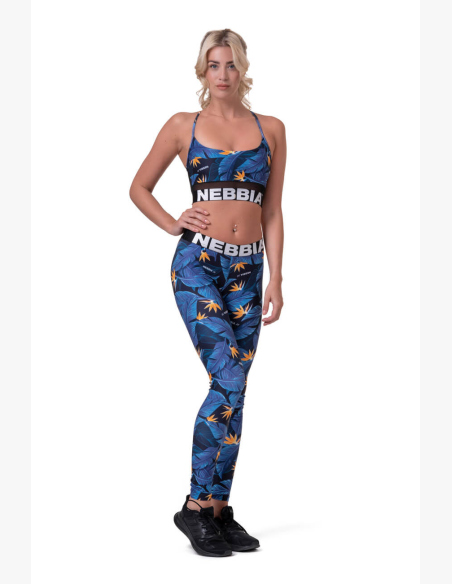 NEBBIA • Mid-waist Ocean Power leggings • NEBBIAshop.cz