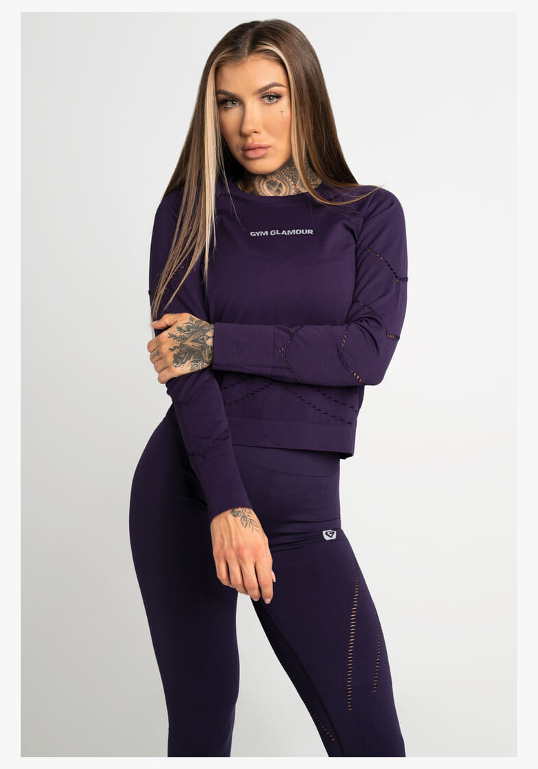 GYM GLAMOUR • Gym Glamour Top a maniche lunghe Mysterioso • NebShop GYM GLAMOUR • Gym Glamour Top a maniche lunghe Mysterioso • NebShop