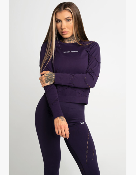 GYM GLAMOUR • Gym Glamour Top a maniche lunghe Mysterioso • NebShop