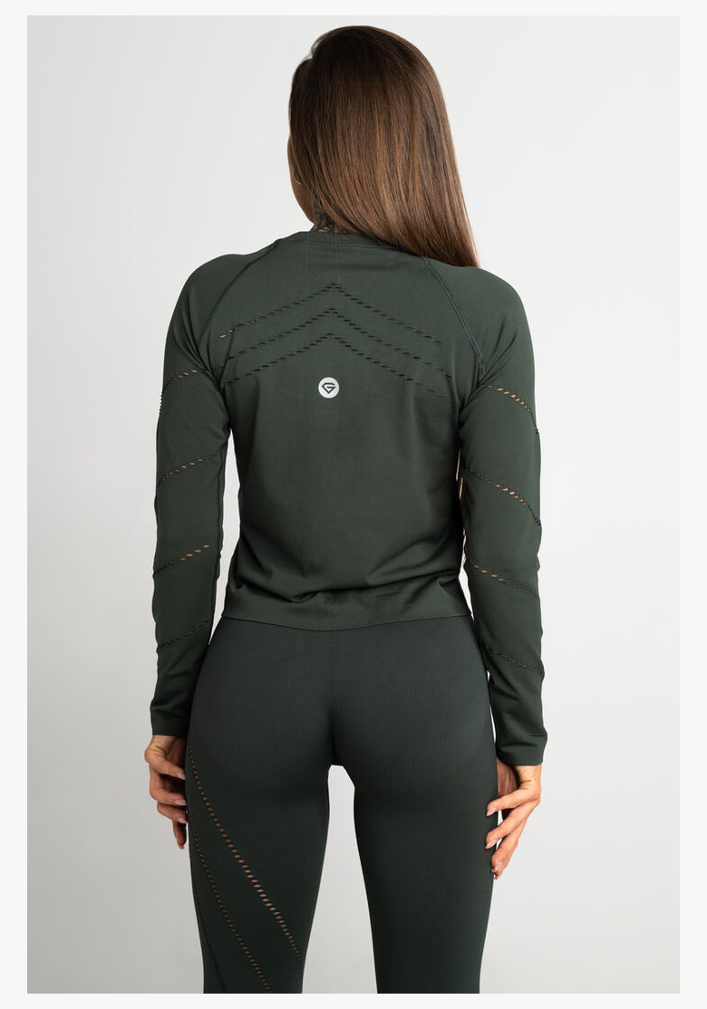 GYM GLAMOUR • Gym Glamour Top s dlhým rukávom Deep Forest • NebShop GYM GLAMOUR • Gym Glamour Top s dlhým rukávom Deep Forest • NebShop