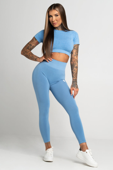 GYM GLAMOUR • Gym Glamour Legíny Second Skin Blue • NebShop