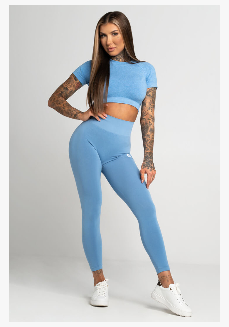 GYM GLAMOUR • Gym Glamour Legíny Second Skin Blue • NebShop GYM GLAMOUR • Gym Glamour Legíny Second Skin Blue • NebShop