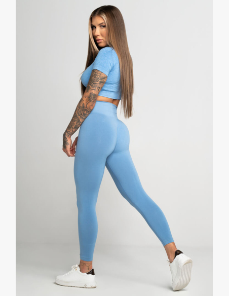 GYM GLAMOUR • Gym Glamour Legíny Second Skin Blue • NebShop