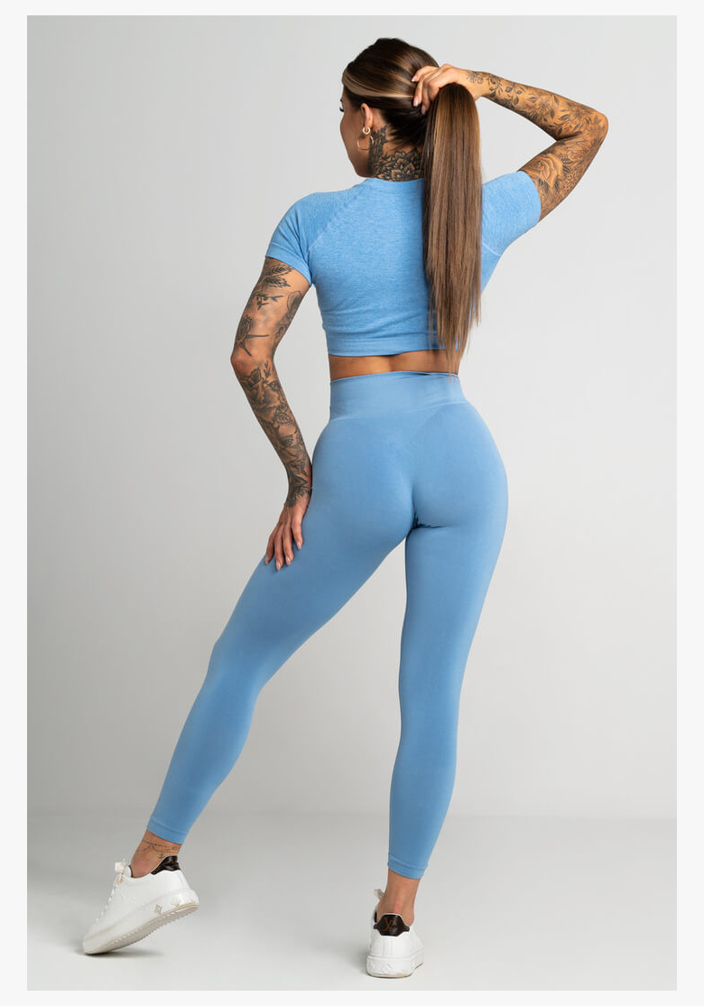 GYM GLAMOUR • Gym Glamour Legíny Second Skin Blue • NebShop GYM GLAMOUR • Gym Glamour Legíny Second Skin Blue • NebShop