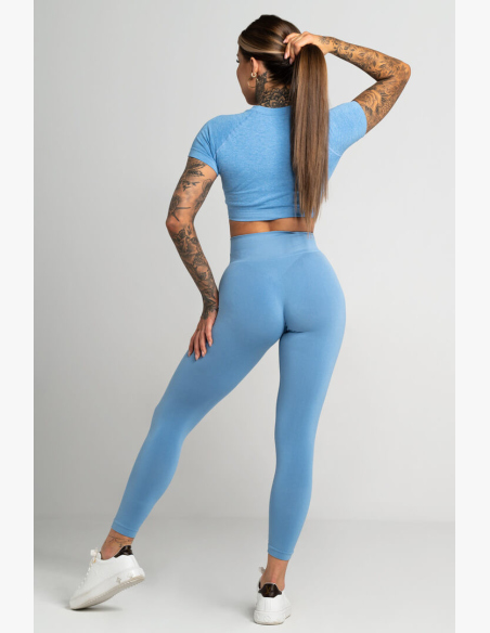 GYM GLAMOUR • Gym Glamour Legíny Second Skin Blue • NebShop